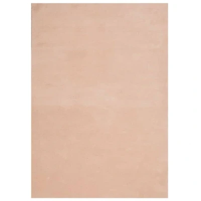 Image of vidaXL Rug HUARTE Short Pile Soft and Washable Blush 120x170 cm