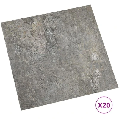 Image of vidaXL Self adhesive Flooring Planks 20 pcs PVC 1.86 m² Grey