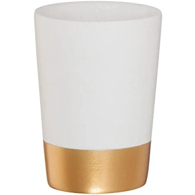 Image of Sealskin Glossy Tumbler, Polyresin, Gold, 7.4 x 10 cm