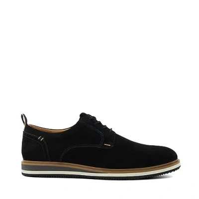 Image of Dune London Mens BLAKSLEY Hybrid Lace Up Shoes Black material_leather1 Size UK 12