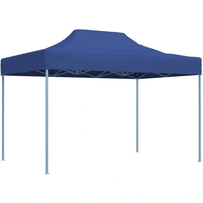 Image of vidaXL Professional Folding Party Tent 3x4 m Steel Blue