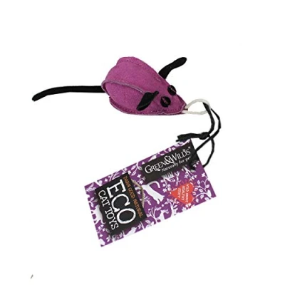 Image of Eco Cat Toy Green &amp; Wilds Midge the Mouse
