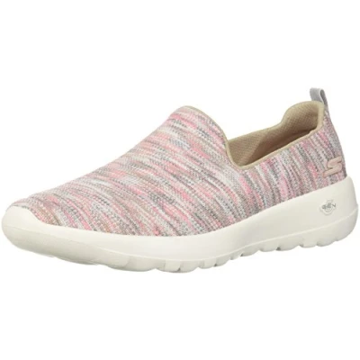 Image of Skechers Women&#039;s Go Walk Joy 15615 Sneaker, Coral Taupe, 8 UK