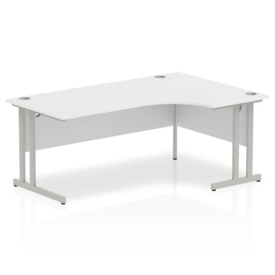 Image of Impulse Cantilever 1800 Right Hand Crescent Desk White I