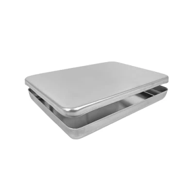 Image of Samuel Groves Aluminium Baking Pan with Lid Made in England (267x206x32mm)
