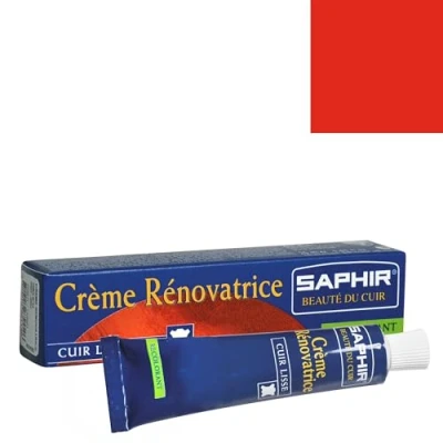 Image of Saphir Polish Rejuvenating Cream Tube Red 25 ml