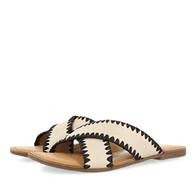 Image of GIOSEPPO Women&#039;s Assu Sandal, Ivory, 4 UK