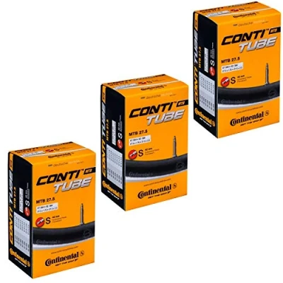 Image of Continental MTB 27.5&quot; x 1.75 2.5 Mountain Bike Inner Tubes with Presta Valve (Set of 3)
