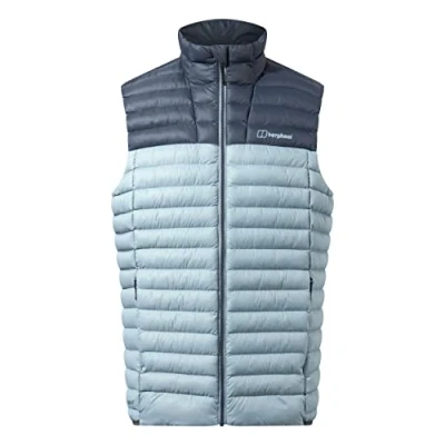 Image of Berghaus Men&#039;s Vaskye Synthetic Insulated Jacket Extra Warm Durable Coat Lightweight Design Puffer Jacket, Grey Pinstripe, XS