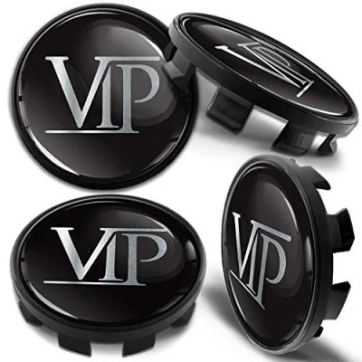 Image of Biomar Labs 4 x 68mm Wheel Centre Alloy Hub Center Caps Compatible with BMW 36136783536 Hubcaps Black CB 19