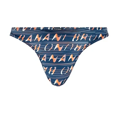 Image of Bruno Banani Men&#039;s String Partitur G Panties, LETTER print,