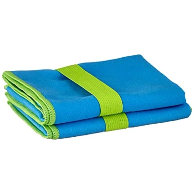 Image of Playshoes Unisex Multifunctional Towel, Microfibre Bath Towel Portable Blanket, Blue, 30 x 50 cm