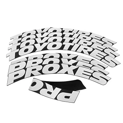 Image of Car Tire Stickers, 3D Decals Wheel Stickers Kits Universal Tyre Lettering Personalized Styling (Size A:TOYOTIRES PROXES)