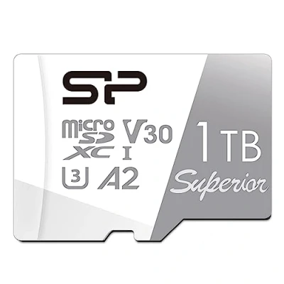 Image of Silicon Power 1TB Superior Micro SDXC UHS I (U3), V30 4K A2,High Speed MicroSD Card, Compatible with Nintendo Switch