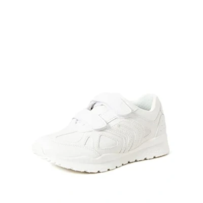 Image of Geox Boys J Pavel C Sneakers, White, 6.5 UK