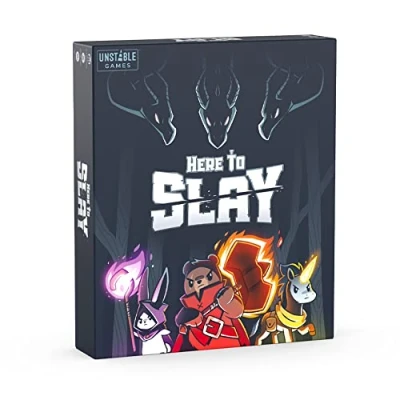Image of Unstable Unicorns, Here To Slay, Card Game, Ages 14+ , 2 6 Players, 15 90 Minutes Playing Time