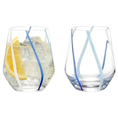 Image of Anton Studio Designs Rio Azure Set of 2 DOF Tumblers