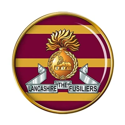 Image of Lancashire Fusiliers, British Army Pin Badge