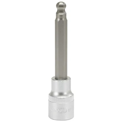 Image of KS Tools 911.1658 Hex bit socket,ball ended,long,1/2&quot;,8mm