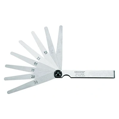 Image of Gedore Feeler gauge set, fan pattern