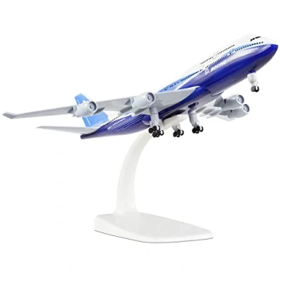 Image of Busyflies Airplane Model Diecast Planes 1/300 Scale Boeing 747 Aircraft for Gift