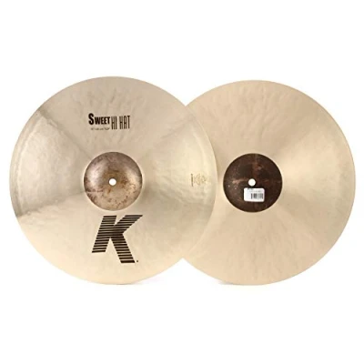 Image of Zildjian K0723 K Series 15 Inch Sweet Hi Hat Cymbal Pair, Natural