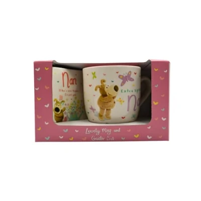 Image of Boofle Extra Special Nan Mug &amp; Coaster Gift Set Tastic Love! Idea