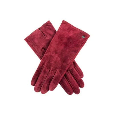 Image of Dents Emily Women&#039;s Suede Gloves CLARET L