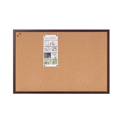 Image of Bi Silque SF132001659 Earth It cork Board with Executive under environmentally friendly and Natural layer, 900x600 mm