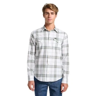 Image of Lee Men&#039;s Clean Western Shirt, Mercantile Bright White, L