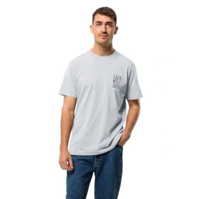 Image of Jack Wolfskin Men&#039;s Tent T M Shirt, Soft Blue, XXL