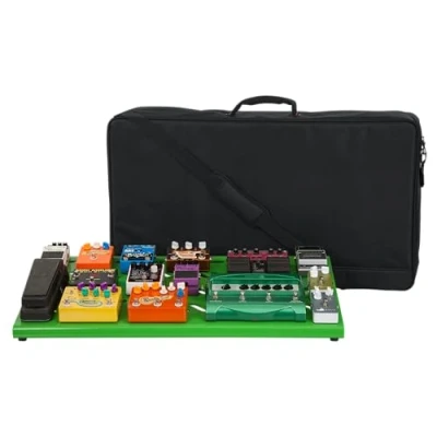 Image of Gator GPB XBAK GR Cases Aluminum Pedal Board with Carry Bag, 32&quot; x 17&quot;, (GPB 1), XL, Green