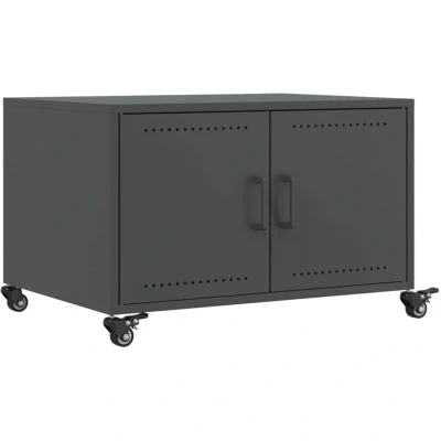 Image of vidaXL Coffee Table Anthracite 68x50x43.5 cm Steel