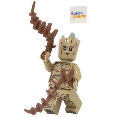 Image of LEGO Superheroes: Groot Minifigure with Extended Arms