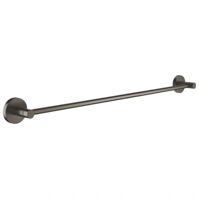 Image of Grohe Essentials Towel Rail 600mm Brushed Hard Graphite (40366AL1)