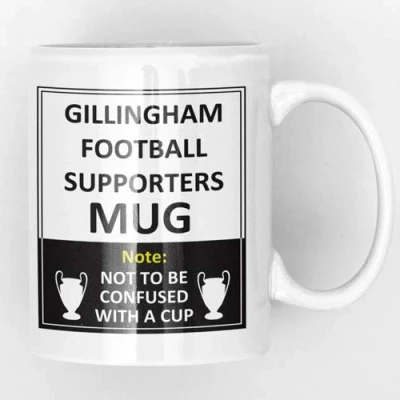 Image of Gillingham Football Club Supporters Rival Team Joke Funny New and Easy Office Tea Coffee Mug Gift