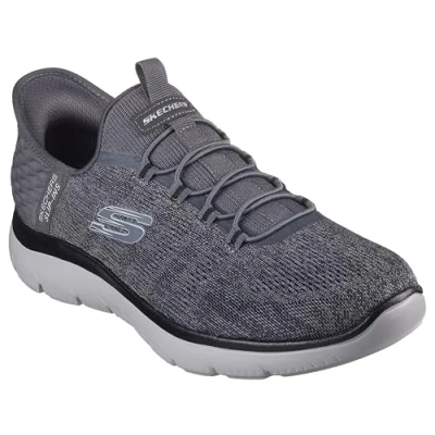 Image of Skechers Men&#039;s Hands Free Slip ins Summits Key PACE Sneaker, Charcoal, 8.5 UK