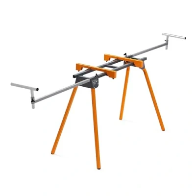 Image of Bora Universal Miter Saw Stand with Quick Release Tool Mounting System Portable 227Kg Max Weight Load 863mm Height Outrigger Arms Up to 2895mm PM 4000, Orange