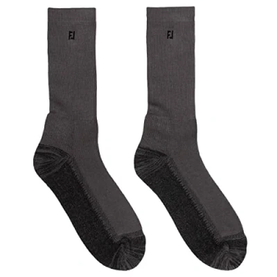 Image of FootJoy Men&#039;s ProDry Crew Charcoal Socks