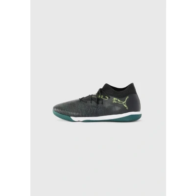 Image of PUMA Unisex Future 8 Match IT Soccer Shoe, Black Fizzy Light Green Terrain, 10 UK