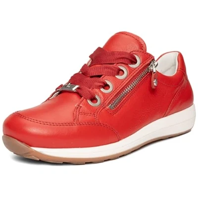 Image of ara Women&#039;s Osaka Low Top Sneakers, Red (Rot 10), 8 UK