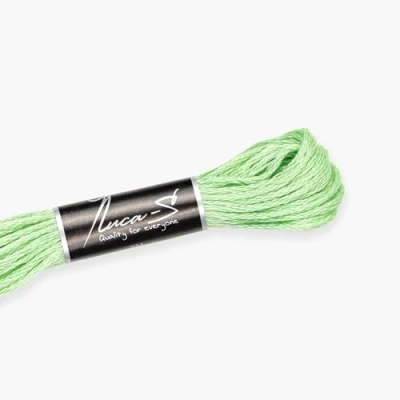 Image of Premium Embroidery Thread Luca S, 100% Giza Cotton, Oeko TEX Certified Stranded Cotton 238 / DMC 13 Anchor