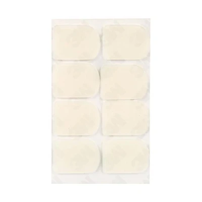 Image of 8Pcs Sax Mouthpiece Patch Pad 0.3/0.5/0.8mm Patches Pads Cushions for Clarinet and Alto Tenor Soprano Saxophone(0.3mm Small Oval White)