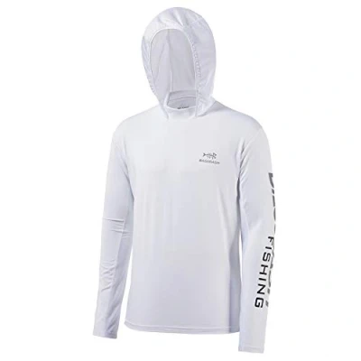 Image of Bassdash UPF 50+ Men’s UV Sun Protection Long Sleeve Performance Fishing Hoodie Hooded Shirts