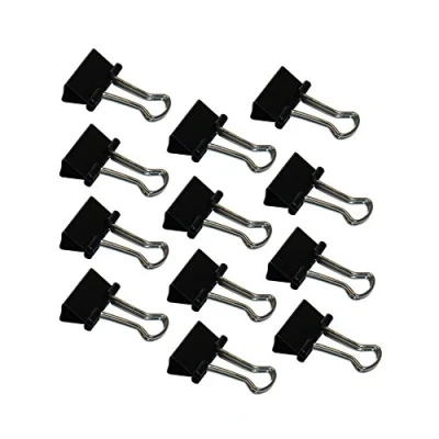 Image of Wedo 6421415 15 mm Fold Back Clip (Pack of 12)