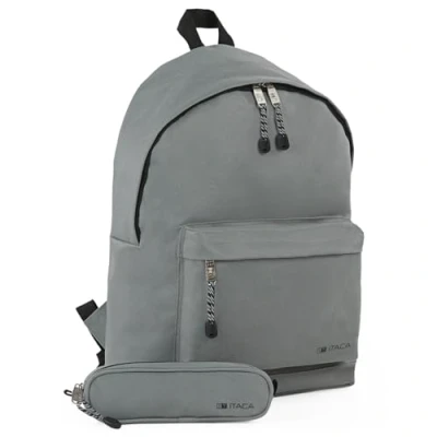 Image of ITACA Mens Backpack Mens. Rucksack Bag for Women. School Backpack. Men. Backpacks Men by ITACA, Grey