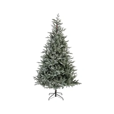 Image of Lumineo Christmas Tree, Polyvinyl Chloride Metal, Grey/White, dia152 H240cm