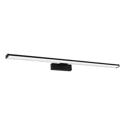 Image of Eglo LED Bathroom Wall Light Pandella 1, Vanity Mirror lamp Made of Aluminium and Plastic, Over Cabinet Lighting in Black White, IP44, Neutral 73.1 inches