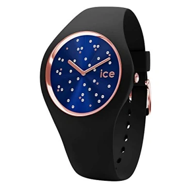 Image of Ice WATCH Cosmos Star Deep Blue Women&#039;s Wristwatch With Silicon Strap 016298 (Small)