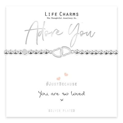 Image of Life Charms Women Jewellery You are Loved Bracelet Wristband Ladies Gift